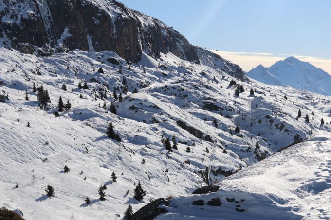Lange wandeling rond de meren – Sneeuwschoenwandeling in de omgeving van Alpe d’Huez vanuit Villard-Reculas_Villard-Reculas